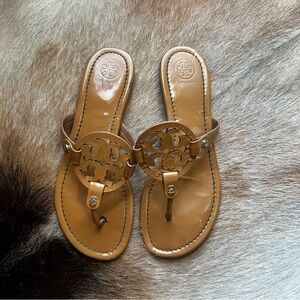 Tory Burch Sand Color Leather Sandals